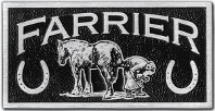 Farrier's License Plate